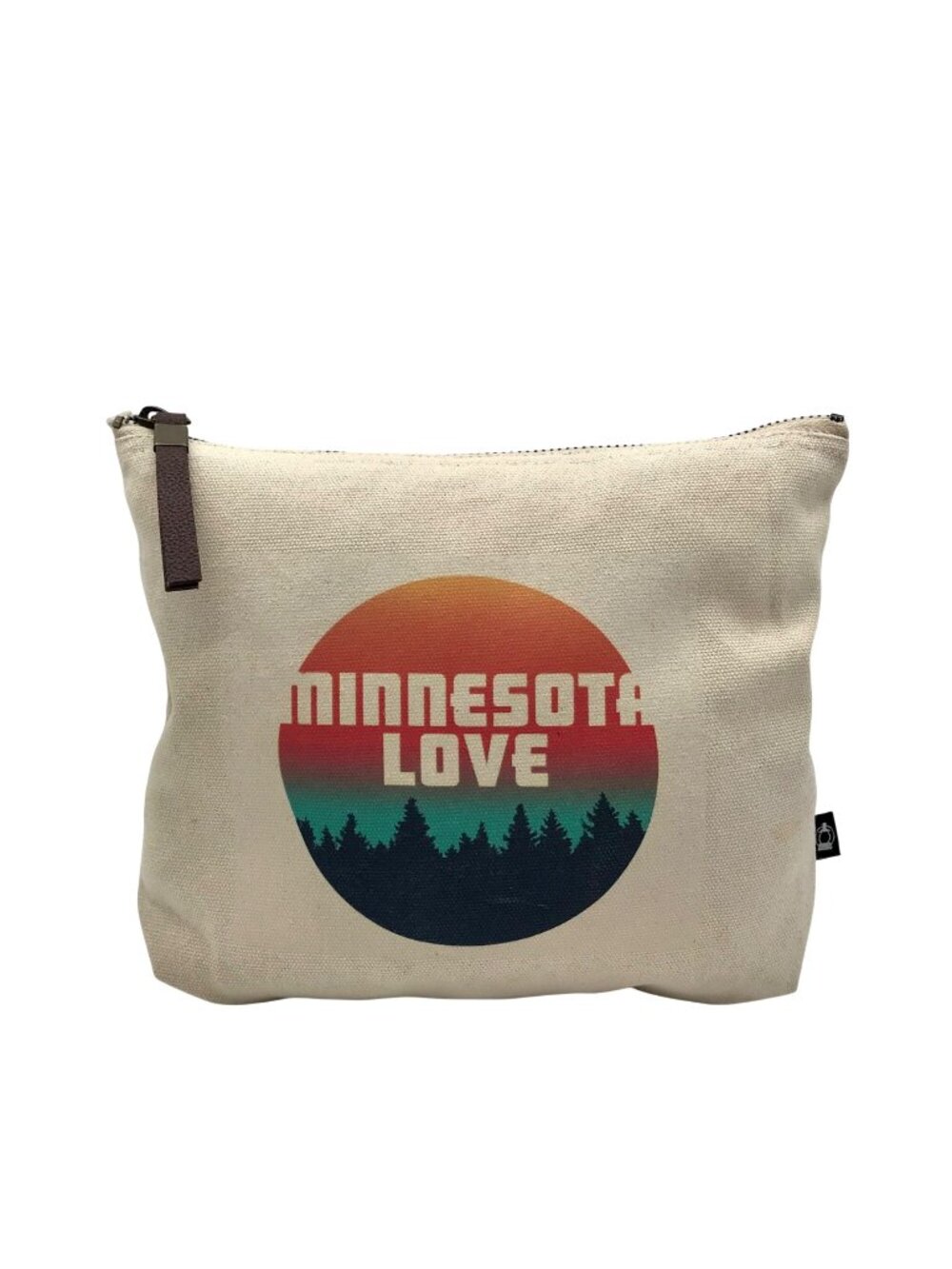 Lantern Press Cream"Minnesota Love" Canvas Pouch